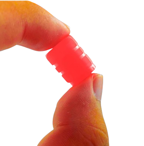 Luminous Tire Valve Caps — Fluorescent Wheel Accent Set