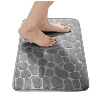 Pebble Texture Memory Foam Mat — Anti-Slip Comfort Rug