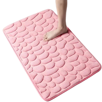Pebble Texture Memory Foam Mat — Anti-Slip Comfort Rug