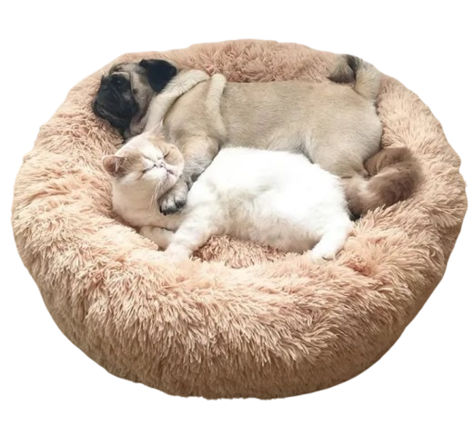 Plush Pet Bed — Ultra Soft Calming Cushion
