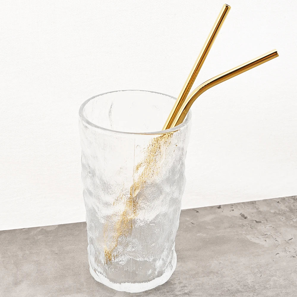 Reusable Stainless Steel Straw Set — Minimal Edition