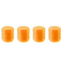 Luminous Tire Valve Caps — Fluorescent Wheel Accent Set