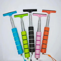 Telescopic Car Mirror Cleaning Tool — Anti-Fog Wiper Brush