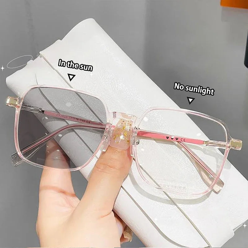 Photochromic Blue Light Glasses — Minimal Metal Frame