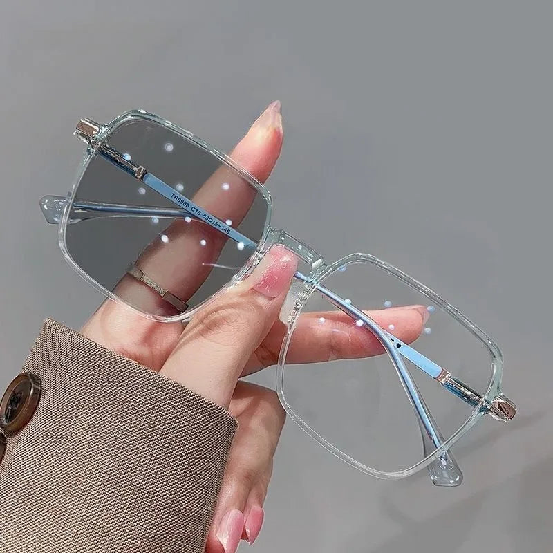 Photochromic Blue Light Glasses — Minimal Metal Frame