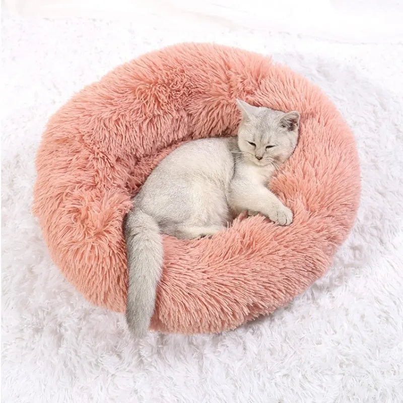 Plush Pet Bed — Ultra Soft Calming Cushion