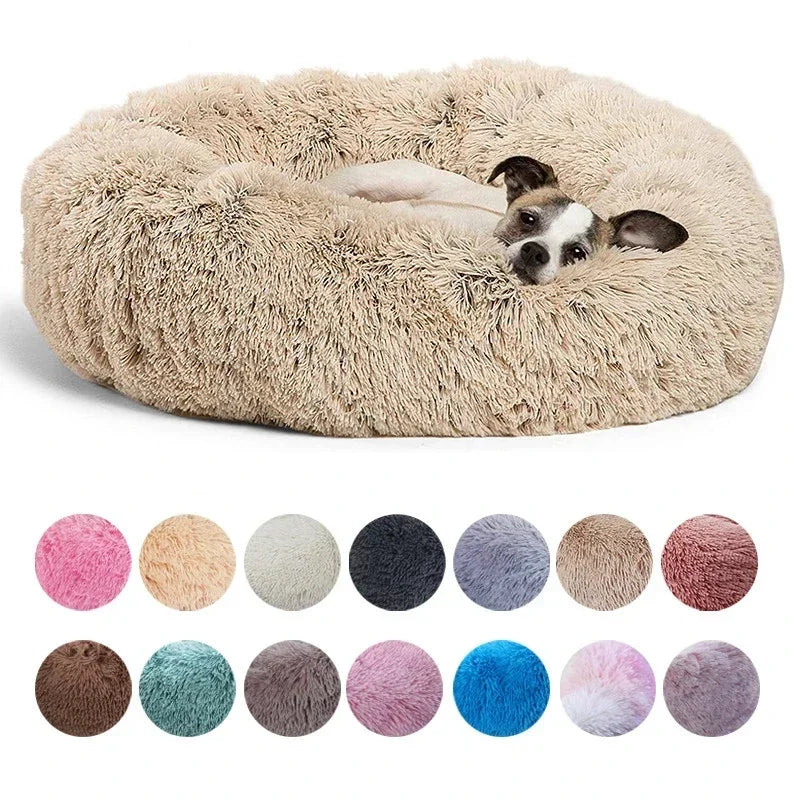 Plush Pet Bed — Ultra Soft Calming Cushion