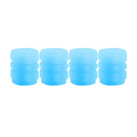 Luminous Tire Valve Caps — Fluorescent Wheel Accent Set