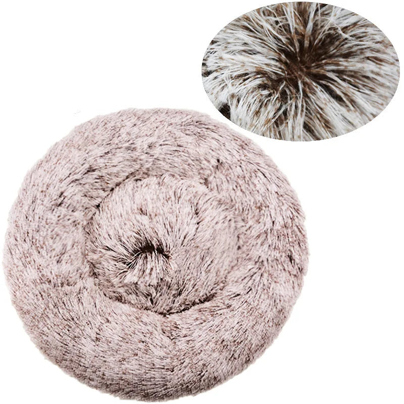 Plush Pet Bed — Ultra Soft Calming Cushion
