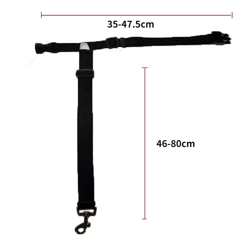 Adjustable Pet Car Seat Belt Leash — Safety Travel Strap