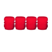 Luminous Tire Valve Caps — Fluorescent Wheel Accent Set