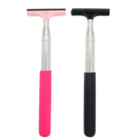 Telescopic Car Mirror Cleaning Tool — Anti-Fog Wiper Brush