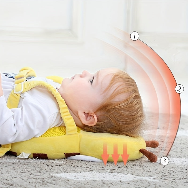 Little Bee Baby Head Protection Pillow — Breathable Safety Cushion
