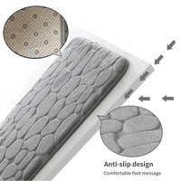 Pebble Texture Memory Foam Mat — Anti-Slip Comfort Rug