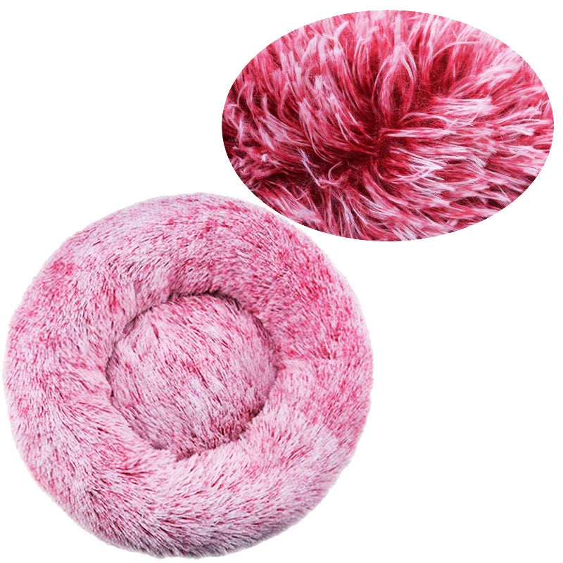 Plush Pet Bed — Ultra Soft Calming Cushion