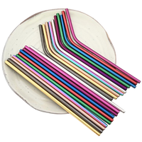 Reusable Stainless Steel Straw Set — Minimal Edition