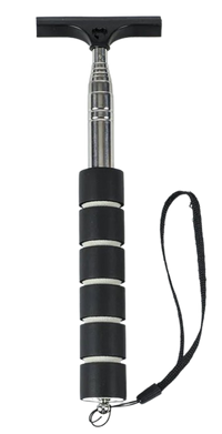 Telescopic Car Mirror Cleaning Tool — Anti-Fog Wiper Brush